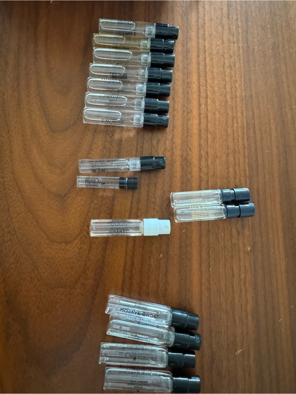 Le Labo, Trudon, Diptyque, Chanel,and Byredo Perfume Samples in Blue Le Mer Case